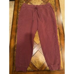 Lululemon Scuba High-Rise Jogger Women's 14 Pull On  Athleisure Smoky Red W5CVAS